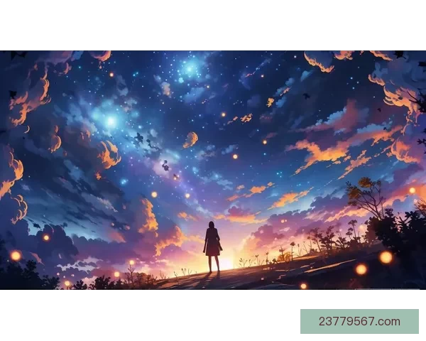 苍月：神秘夜空中的梦幻之影 